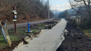 Csarnapuszta megálló, kész altalaj