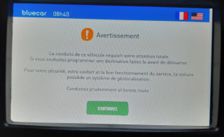 Bolloré Fejegység, második képernyő