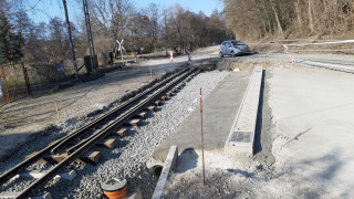 Nagy átjáró 4/5 szelvény épül