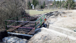 Kőrózsa-híd épül