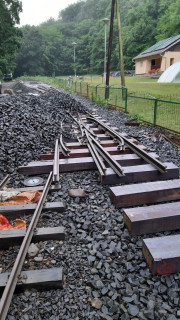 Feketevölgy végállomás épülő kitérői